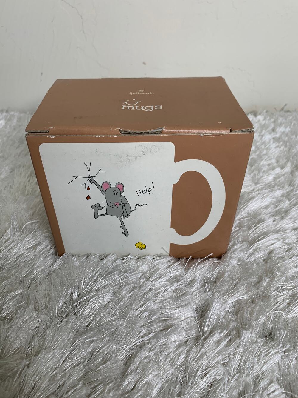 Vintage New in Box Hallmark funny Mug, “I lost my cheese” Mouse Mug